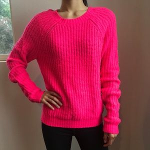 Bright Pink Abercrombie Sweater